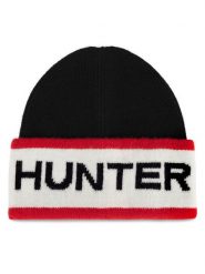 Hunter Czapka HTR-U3-001-AW24 Czarny. Czarne czapki zimowe damskie Hunter, z syntetyku. Za 69.99 zł.