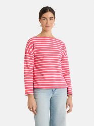 LIEBLINGSSTÜCK Bluza "Stine" w kolorze różowo-białym rozmiar: L. Białe bluzy bez kaptura damskie LIEBLINGSSTÜCK, l. Za 209.82 zł.