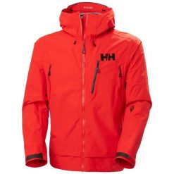 Kurtka turystyczna Helly Hansen Odin 9 Worlds 3.0. Czerwone kurtki męskie Helly Hansen, m, bez wzorów, casualowe, bez kaptura. W wyprzedaży za 1,820.00 zł.