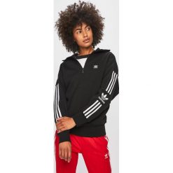 Adidas Originals - Bluza. Czarne bluzy bez kaptura damskie adidas Originals, z bawełny. Za 249.90 zł.