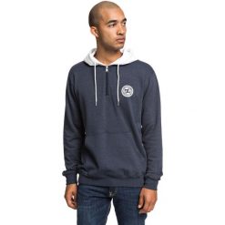 Bluza z kapturem DC Shoes Rebel Half-Zip Hoodie, Mężczyźni. Niebieskie bluzy z kapturem męskie DC Shoes, m, z bawełny. Za 290.00 zł.
