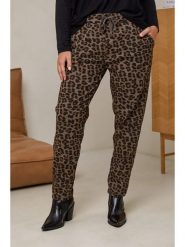 Curvy Lady Spodnie w kolorze ciemnobrązowym rozmiar: 48/50. Brązowe spodnie materiałowe damskie Curvy Lady, bez wzorów, z bawełny, klasyczne, z standardowym stanem. Za 118.01 zł.