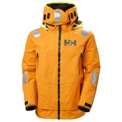 Kurtka wodoodporna Helly Hansen Aegir Race. Żółte kurtki męskie Helly Hansen, m, bez wzorów, bez kaptura. W wyprzedaży za 1,604.00 zł.