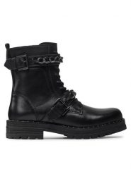 Lasocki Young Botki GI12-VIRGO-09 Czarny. Czarne botki dziewczęce Lasocki Young, bez wzorów, ze skóry, bez ramiączek. Za 229.99 zł.