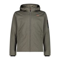 Kurtka turystyczna z kapturem CMP. Zielone kurtki męskie CMP, bez wzorów, sportowe, z kapturem. Za 376.00 zł.