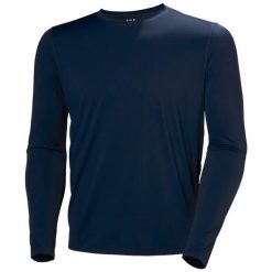 Bluza Helly Hansen Shine Solen. Niebieskie bluzy bez kaptura męskie Helly Hansen, m, z elastanu. Za 266.00 zł.