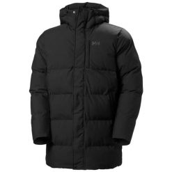 Kurtka puchowa Helly Hansen Alby Puffy. Czarne kurtki męskie Helly Hansen, bez wzorów, z puchu, eleganckie, z kapturem. W wyprzedaży za 1,224.25 zł.