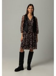 More & More Sukienka w kolorze szaro-czarnym rozmiar: 42. Szare sukienki damskie MORE & MORE, bez wzorów, bez kołnierzyka, bez ramiączek, midi. Za 132.67 zł.