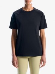 Koszulka szybkoschnąca damska Berghaus Ivyhill Light Tech Tee Af. Czarne t-shirty damskie Berghaus, s, bez wzorów, z materiału, bez kołnierzyka. Za 175.99 zł.