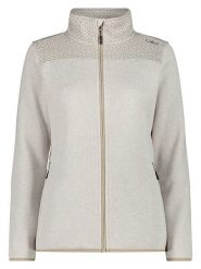 Cmp Kurtka polarowa w kolorze beżowym rozmiar: 50. Brązowe kurtki damskie CMP, bez wzorów, z polaru, bez kaptura. Za 114.44 zł.