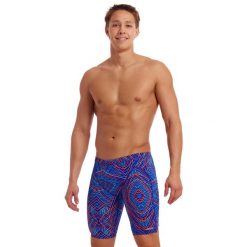 Spodenki do pływania Jammery Funky Trunks Frequency. Czerwone kąpielówki męskie FUNKY TRUNKS, m, bez wzorów, do pływania. Za 219.00 zł.
