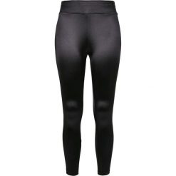Legginsy damskie Urban Classics shiny high waist (grandes tailles). Czarne legginsy damskie Urban Classics, bez wzorów. Za 135.00 zł.