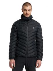 Haglöfs Kurtka zimowa "Särna Mimic" w kolorze czarnym rozmiar: L. Czarne kurtki damskie Haglöfs, na zimę, l, bez wzorów, z materiału, bez kaptura. Za 609.17 zł.