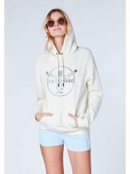 Chiemsee Bluza "Cala Blanca" w kolorze kremowym rozmiar: XS. Brązowe bluzy z kapturem damskie Chiemsee, xs, z włókna. Za 83.42 zł.