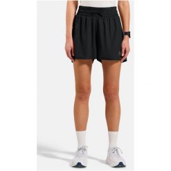 Spodenki damsie Odlo 2-in-1 short ZEROWEIGHT 3 INCH PRINT. Czarne szorty damskie Odlo, bez wzorów, sportowe. Za 339.99 zł.
