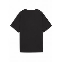 Damska koszulka ESS TAPE o luźnym kroju PUMA Black. Czarne bluzki sportowe damskie Puma, l, bez wzorów, bez ramiączek. W wyprzedaży za 69.00 zł.