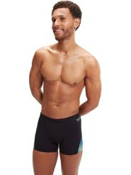 Speedo Kąpielówki w kolorze czarnym ze wzorem rozmiar: 3. Czarne kąpielówki męskie Speedo, bez wzorów. Za 105.38 zł.