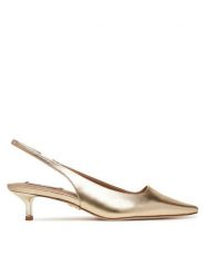 Steve Madden Czółenka Kari SM11003377 Złoty. Żółte czółenka damskie Steve Madden, bez wzorów, ze skóry, bez obcasa. Za 259.99 zł.