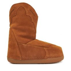 Botki Inuikii. Brązowe botki damskie Inuikii, bez obcasa, na koturnie, bez zapięcia. Za 1,569.00 zł.