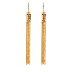 Kolczyki Elisabetta Franchi. Żółte kolczyki damskie Elisabetta Franchi, złote. Za 959.99 zł.
