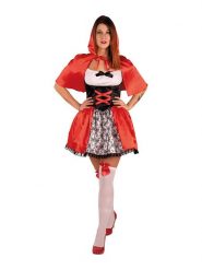 Rubie`s 2-częściowy kostium "Little Red Riding Hood" w kolorze czerwonym rozmiar: 40. Czerwone stroje jednoczęściowe damskie s, bez wzorów. Za 91.71 zł.