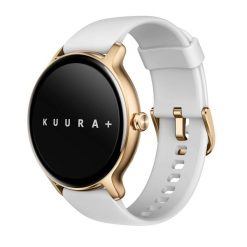 Kuura+ Inteligentny Zegarek WS - Biały/Złoty. Białe, cyfrowe zegarki damskie KUURA, ze stali. Za 439.00 zł.