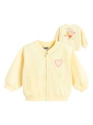COOL CLUB Bluza w kolorze żółtym rozmiar: 92. Żółte bluzy i bluzki niemowlęce COOL CLUB, bez wzorów, z bawełny, bez ramiączek, bez kaptura. Za 42.08 zł.