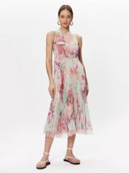 TWINSET Sukienka letnia 231TP2730 Kolorowy Regular Fit. Sukienki damskie Twinset, na lato, bez wzorów, z syntetyku, bez kołnierzyka, bez ramiączek. Za 2,089.00 zł.