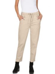 Heine Spodnie w kolorze beżowym rozmiar: 36. Brązowe spodnie materiałowe damskie Heine, bez wzorów, z materiału. Za 61.02 zł.