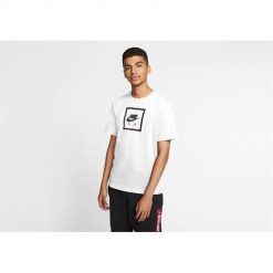 Koszulka sportowa męska Nike BV7639100. Białe t-shirty sportowe męskie Nike, l, z bawełny, bez ramiączek. Za 209.99 zł.
