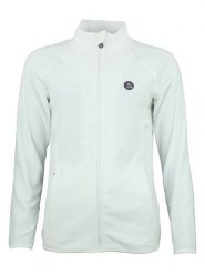 Peak Mountain Kurtka polarowa "Afonor" w kolorze kremowym rozmiar: M. Brązowe kurtki damskie Peak Mountain, m, z aplikacjami, z materiału, bez kaptura. Za 95.69 zł.