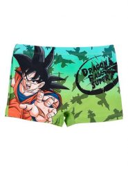 Dragon Ball Kąpielówki "Dragon Ball" w kolorze zielonym ze wzorem rozmiar: 110. Zielone kąpielówki męskie Dragon Ball, bez wzorów, z materiału. Za 19.63 zł.