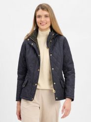 Barbour kurtka pikowana Kobiety Sztuczne włókno niebieski, 40. Niebieskie kurtki damskie Barbour, bez wzorów, z włókna, bez kaptura. Za 1,299.95 zł.