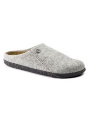 Birkenstock Kapcie "Zermat" w kolorze szarym rozmiar: 41. Szare kapcie damskie Birkenstock, z materiału. Za 286.39 zł.
