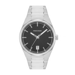 Spears & Walker Zegarek na reke ze stali nierdzewnej w kolorze srebrnym Zegarki 1 ct Męskie. Szare, analogowe zegarki męskie Spears & Walker, srebrne. Za 529.99 zł.