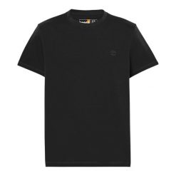 T-Shirt DNRV Short Sleeve Tee. Czarne t-shirty męskie Timberland, m, bez wzorów, z materiału, bez kołnierzyka. Za 129.10 zł.