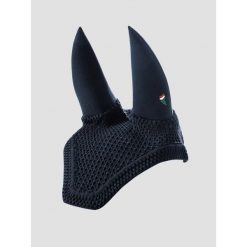 Czapka z muchą dla koni Equiline Dave. Niebieskie krawaty i muchy męskie EQODE BY EQUILINE, bez wzorów, sportowe. Za 394.00 zł.