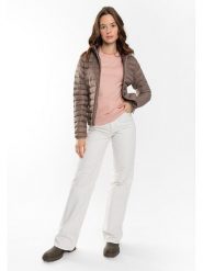 Northwood Kurtka pikowana "Huez" w kolorze szarobrązowym rozmiar: M. Brązowe kurtki damskie Northwood, m, bez wzorów, bez kaptura. Za 201.08 zł.