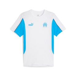 Koszulka OM Archive 2024/25. Białe t-shirty sportowe męskie Puma, bez ramiączek, do piłki nożnej. Za 204.00 zł.