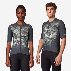 Koszulka rowerowa szosowa Van Rysel EDR Ultra unisex krótki rękaw. Szare t-shirty sportowe męskie VAN RYSEL, m, z meshu, bez ramiączek, rowerowe. Za 269.99 zł.