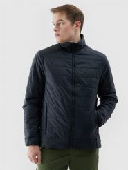 4F Kurtka puchowa trekkingowa Primaloft Black Eco męska - szara XL. Szare kurtki męskie 4f, l, bez wzorów, z dzianiny, klasyczne, bez kaptura. W wyprzedaży za 199.99 zł.