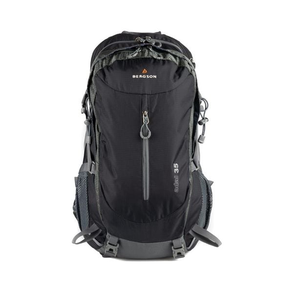 Plecak turystyczny Adal 35l. Czarne plecaki damskie Bergson, bez wzorów, z materiału. Za 279.00 zł.