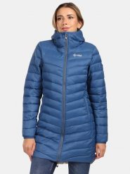 Kilpi Płaszcz pikowany "Leila" w kolorze niebieskim rozmiar: 42. Niebieskie płaszcze damskie Kilpi, z aplikacjami. Za 361.13 zł.