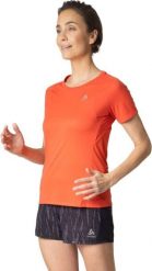 Koszulka sportowa damska Odlo T-shirt crew neck ESSENTIAL. Czerwone bluzki sportowe damskie Odlo, s, z materiału, bez kołnierzyka, bez ramiączek. Za 190.60 zł.