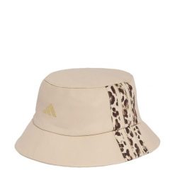 Kapelusz typu bucket z grafiką Leo. Białe kapelusze damskie Adidas, bez wzorów, z bawełny. Za 129.00 zł.