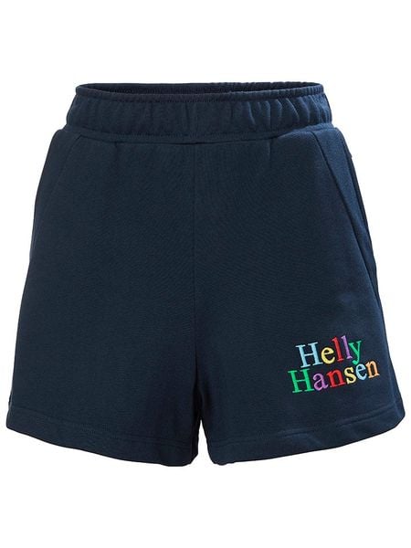 Helly Hansen Szorty dresowe "Core" w kolorze granatowym rozmiar: XS. Niebieskie szorty damskie Helly Hansen, bez wzorów, z dresówki, z podwyższonym stanem. Za 52.42 zł.