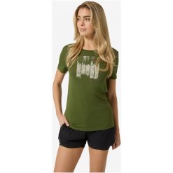Koszulka damska SUPER.NATURAL W Wonder Wald Tee. Zielone t-shirty damskie Super.natural, l, bez wzorów, z materiału, bez kołnierzyka. Za 249.99 zł.