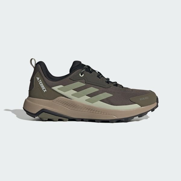 Buty Terrex Anylander Rain.Rdy Hiking. Zielone buty trekkingowe męskie Adidas, z materiału, bez zapięcia, trekkingowe, adidas terrex. Za 410.90 zł.