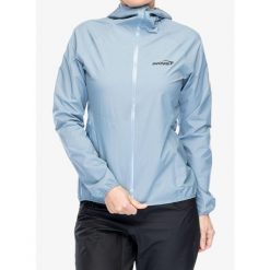 Kurtka przeciwdeszczowa damska Inov-8 Stormshell FZ V2. Niebieskie kurtki damskie Inov-8, bez kaptura. Za 461.99 zł.