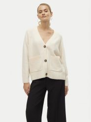 Vero Moda Kardigan Boom 10320457 Beżowy Loose Fit. Brązowe kardigany damskie Vero Moda, l, bez wzorów, z syntetyku. Za 179.99 zł.